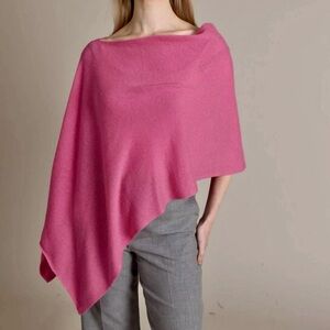 Alashan 100% Cashmere Dress Topper in light magenta